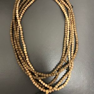 Five Strands included Wooden Light Beads